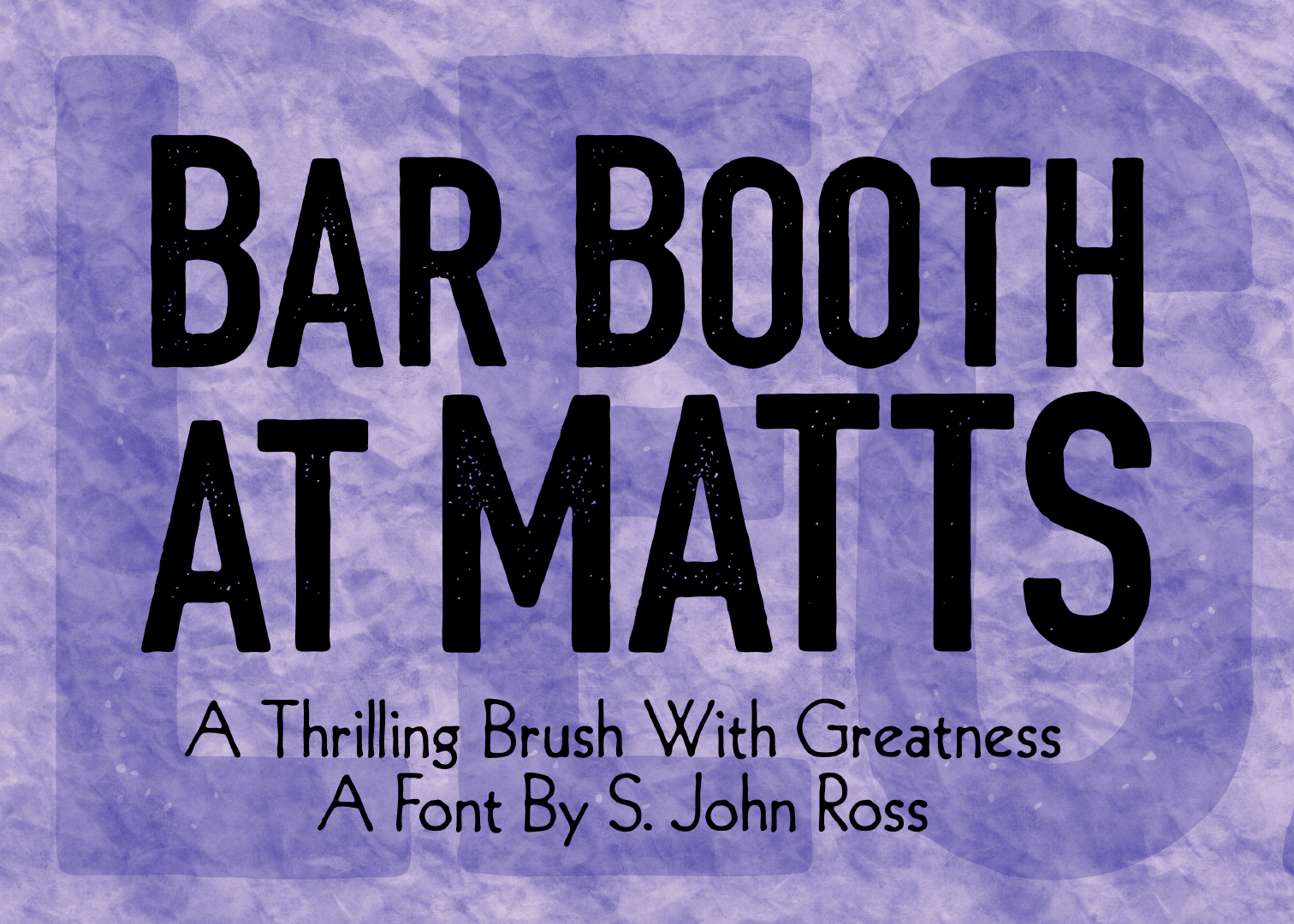 Bar Booth at Matts sample image