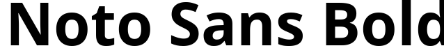 Noto Sans Bold